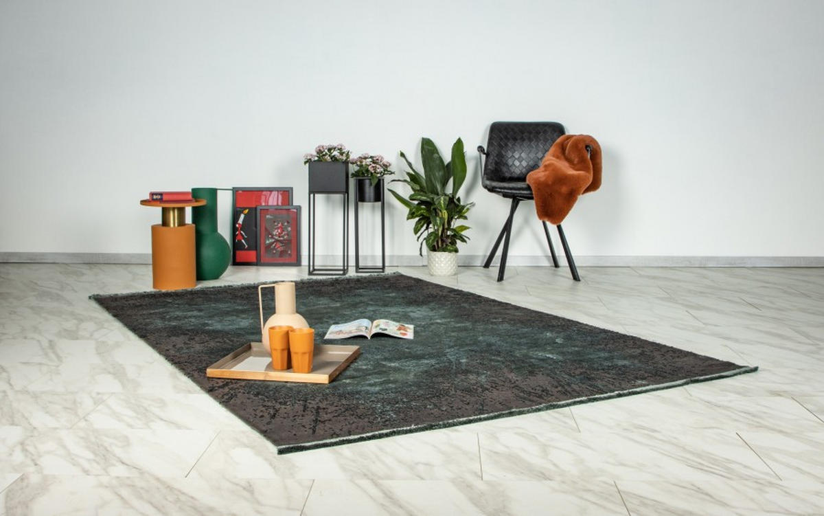 TKANI TEPIH 200/290 cm   smaragdno zelena   - smaragdno zelena, Basics, tekstil/plastika (200/290cm) - Pierre Cardin