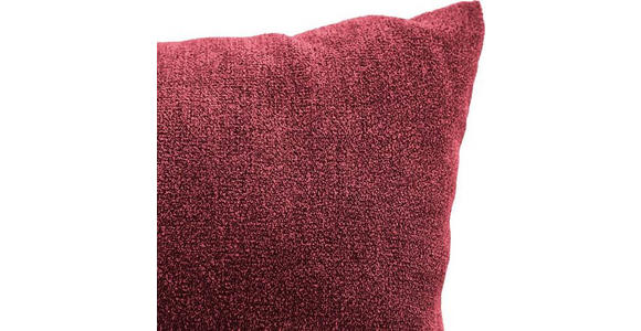 BIGSOFA in Flachgewebe Bordeaux  - Bordeaux/Schwarz, KONVENTIONELL, Holz/Textil (280/67/120cm) - Carryhome