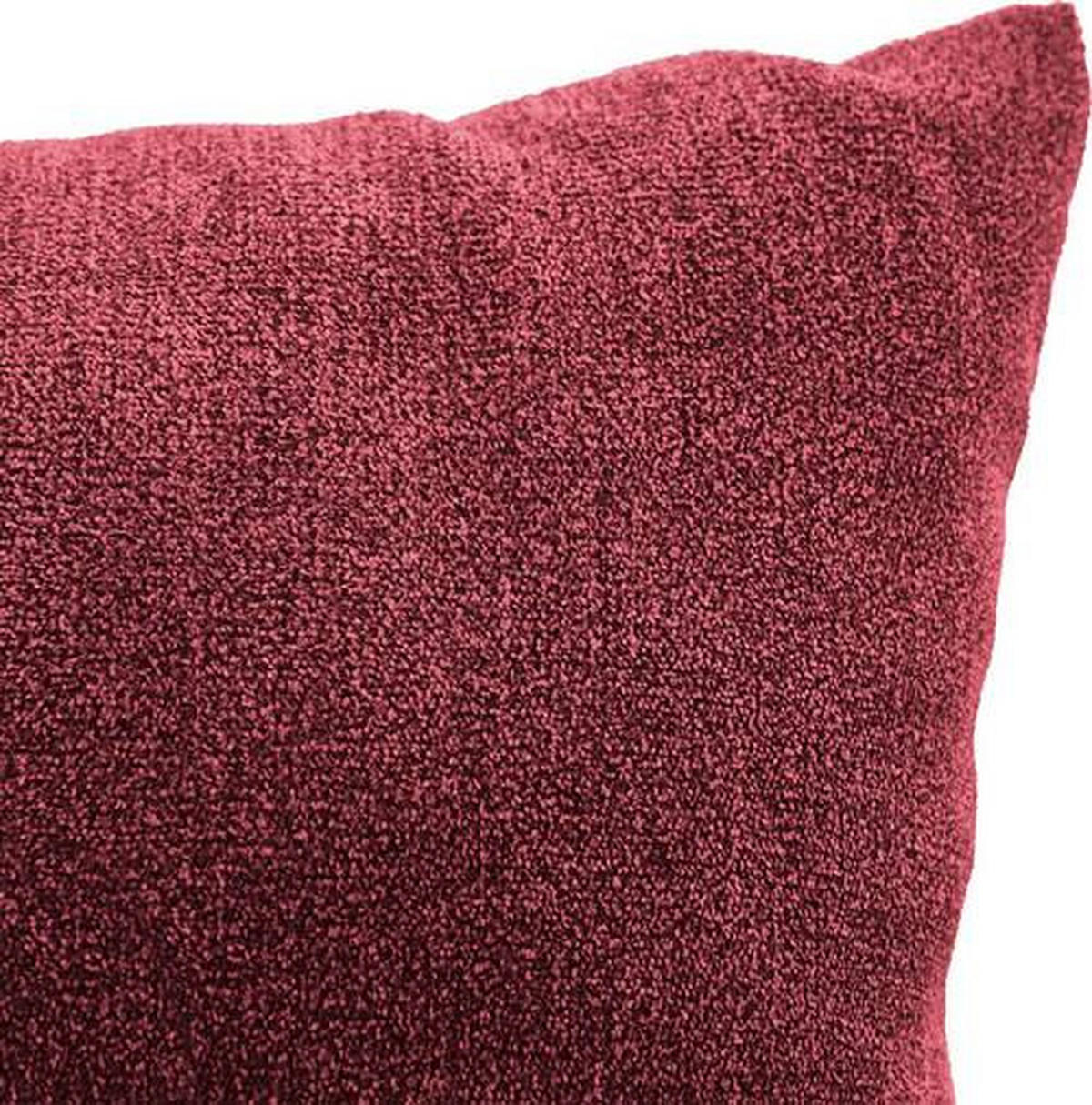 BIGSOFA in Flachgewebe Bordeaux  - Bordeaux/Schwarz, Konventionell, Holz/Textil (280/67/120cm) - Carryhome