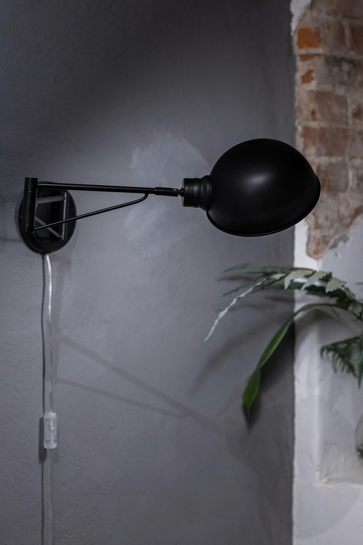 WANDLEUCHTE 17,5/76/15,5 cm   - Schwarz, Basics, Metall (17,5/76/15,5cm) - Markslöjd