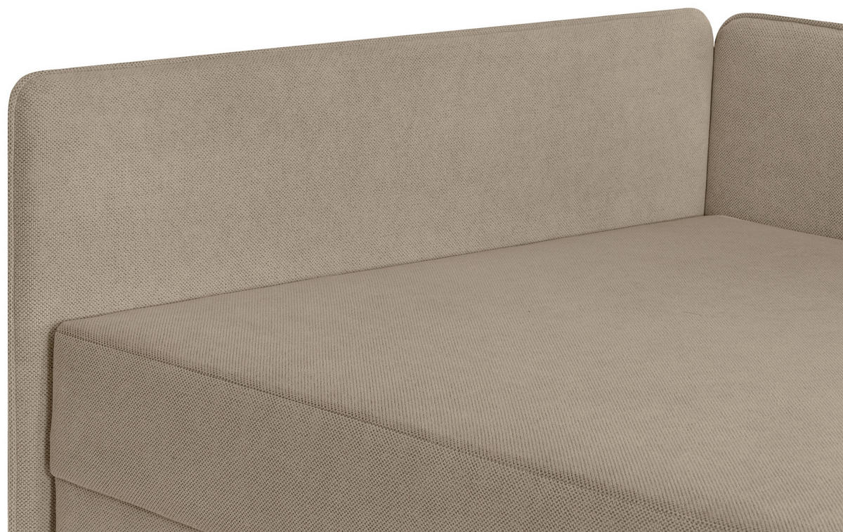 AMERICKÁ POSTEĽ, 90/200 cm, béžová - béžová, Konventionell, textil (90/200cm) - P & B