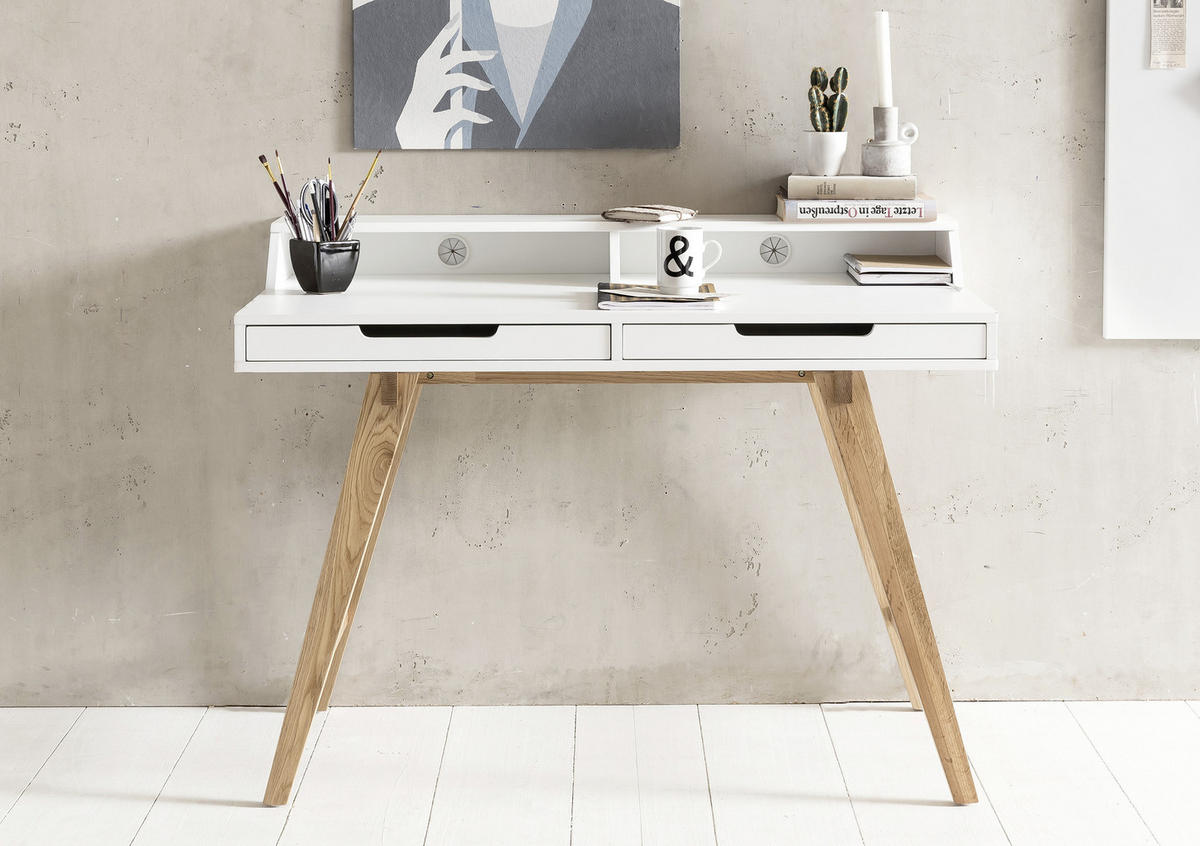 PISALNA MIZA  - barve hrasta, Design (110/60/85cm) - MID.YOU