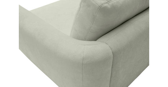 ECKSOFA  in Chenille Salbeigrün  224/307 cm  - Salbeigrün/Schwarz, KONVENTIONELL, Kunststoff/Textil (224/307cm) - Hom`in