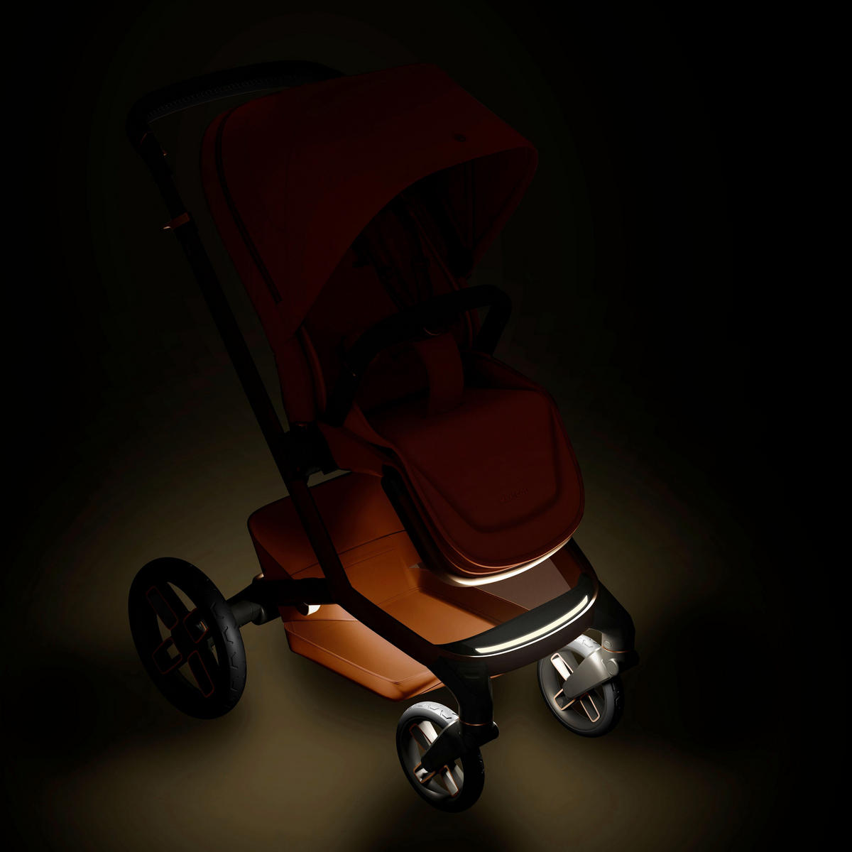 KINDERWAGEN  Fame  Copper Terra  - Braun, Basics, Textil (61.5cm) - Maxi-Cosi
