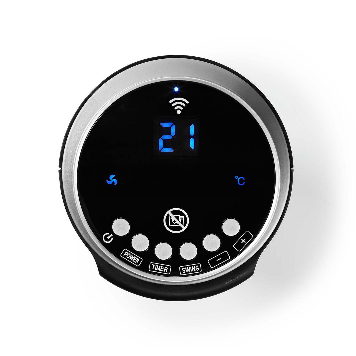 SmartLife Heizlüfter Nedis® SmartLife  - Schwarz, Basics, Kunststoff (19/56,5/19cm) - Nedis SmartLife