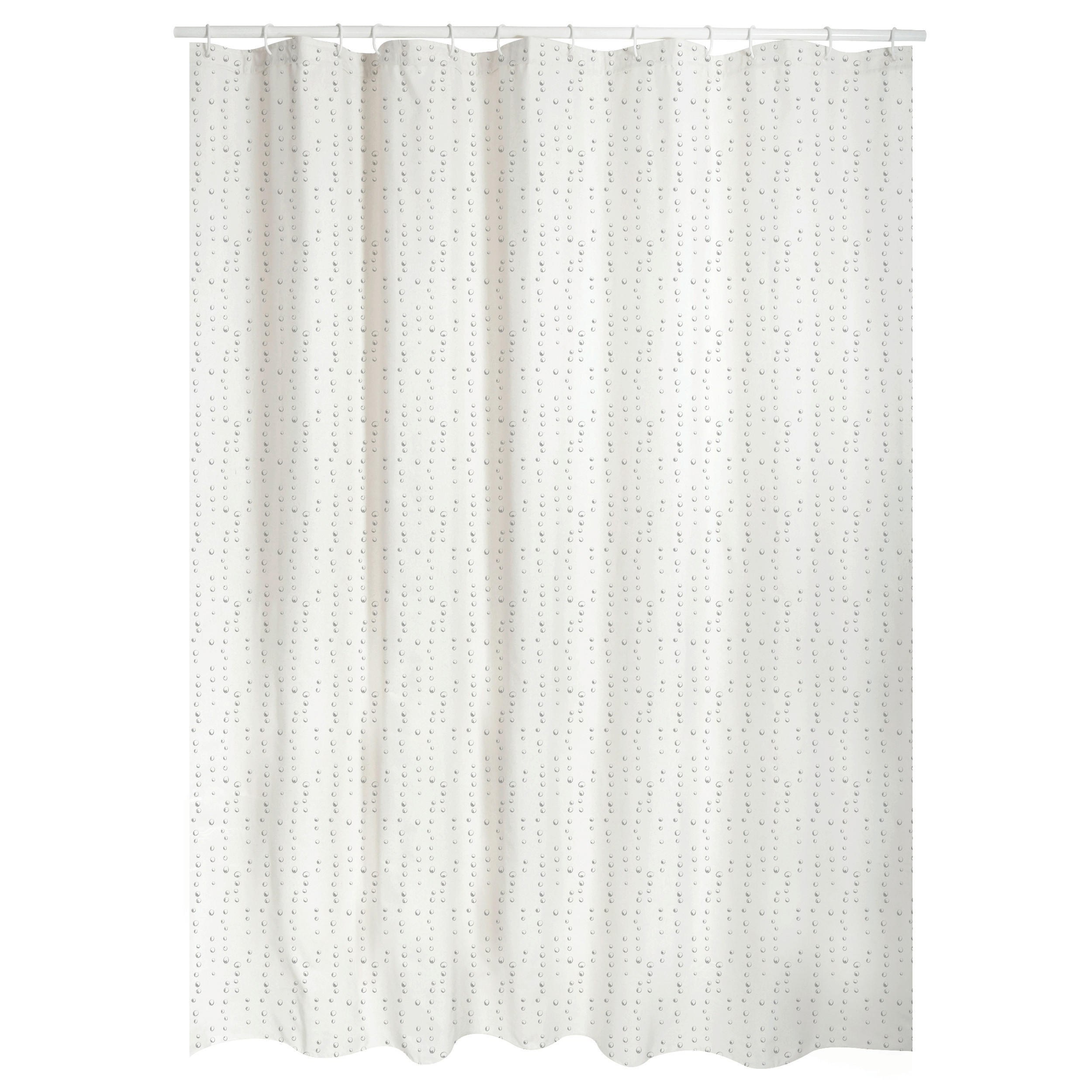 DUSCHVORHANG WET 180/200 cm  - Weiß, Basics, Textil (180/200cm) - Spirella
