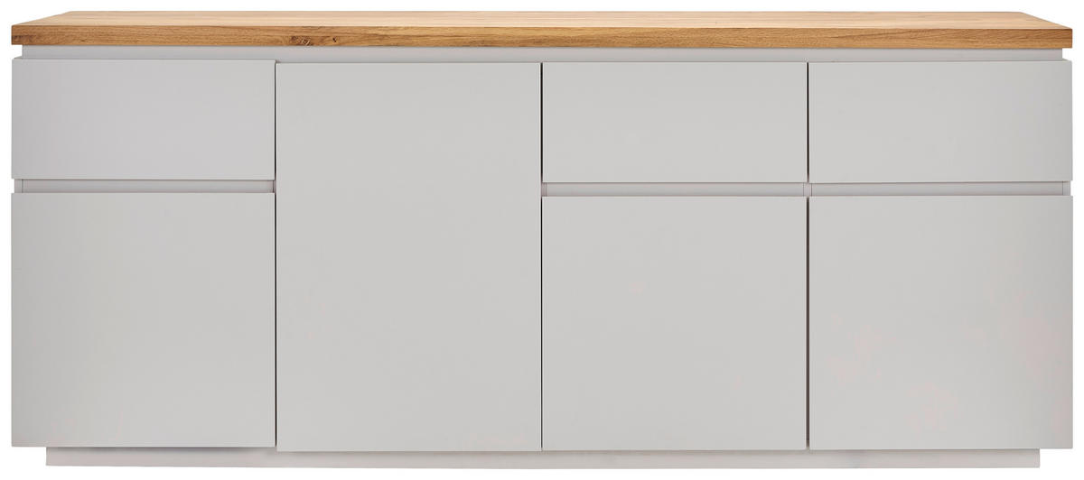 SIDEBOARD 195/82/42 cm  - Kaschmir/Eichefarben, KONVENTIONELL, Holz/Holzwerkstoff (195/82/42cm) - Novel
