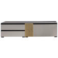 LOWBOARD in 187/48/45 cm - Eiche Bianco/Greige, Design, Holz/Holzwerkstoff (187/48/45cm) - Moderano