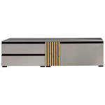 LOWBOARD  in 187/48/45 cm  - Eiche Bianco/Greige, Design, Holz/Holzwerkstoff (187/48/45cm) - Moderano