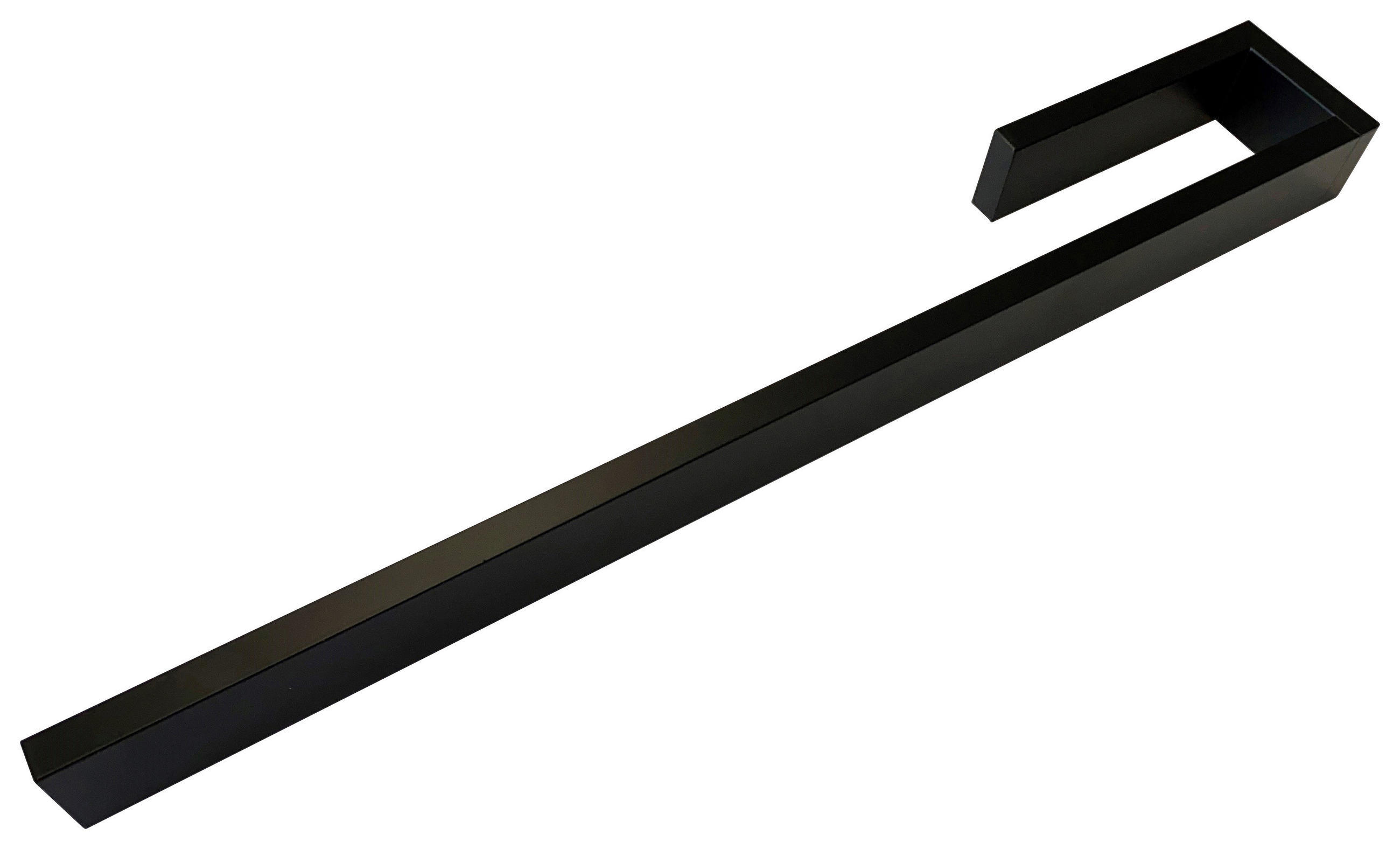 HANDTUCHHALTER 39/3/5,5 cm  - Schwarz, Design, Metall (39/3/5,5cm) - Novel