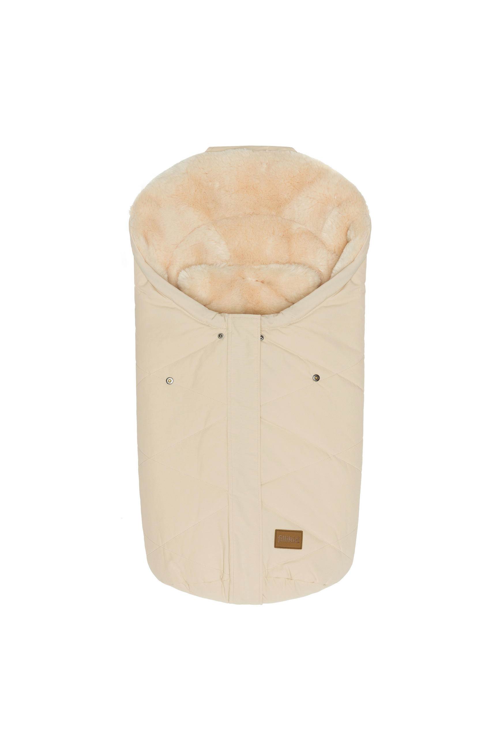 BABYSCHALEN-FUSSSACK Vegan  - Naturfarben, Trend, Kunststoff/Textil (45/80cm) - Jimmylee