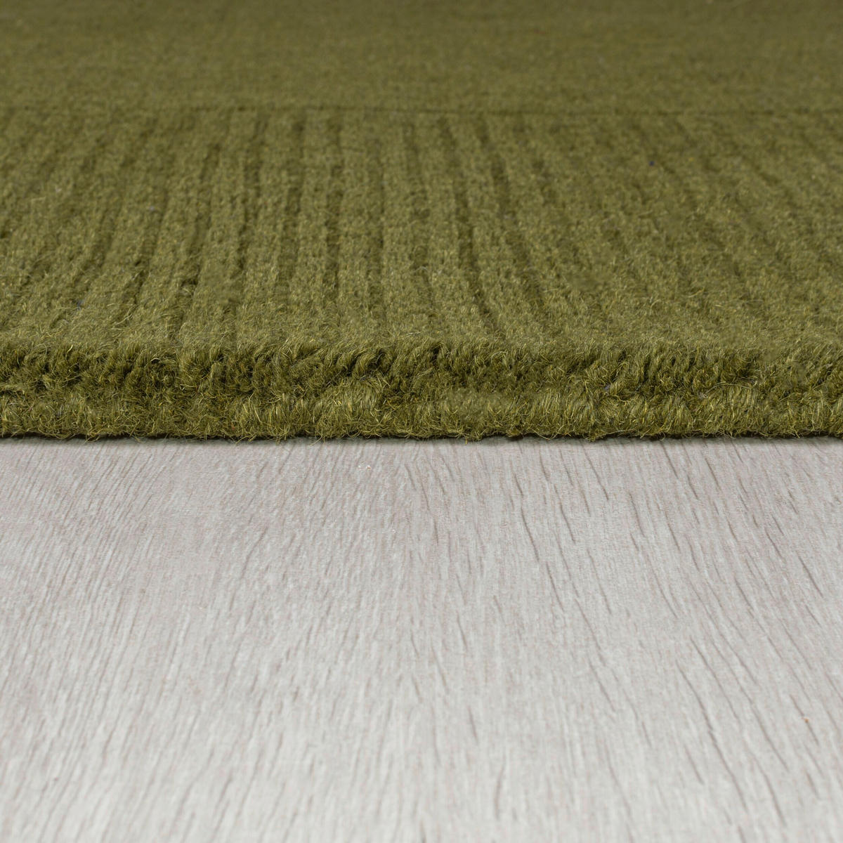 HANDWEBTEPPICH 200/290 cm Flair Rugs Olivgrün  - Olivgrün, Basics, Naturmaterialien/Textil (200/290cm) - Xora
