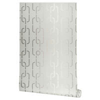 VLIESTAPETE 10.05 m J! CHAINS  - Beige, Design, Textil (53/1005cm) - Joop!