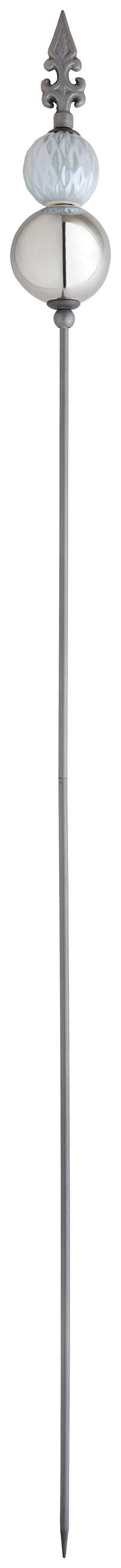 TRÄDGÅRDSDEKORATION - blå/silver, Lifestyle, metall (6/8/120cm)