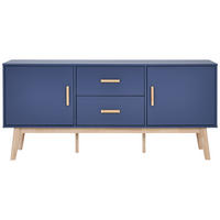 SIDEBOARD  in 160/72/40 cm  - Dunkelblau/Naturfarben, Design, Holz/Holzwerkstoff (160/72/40cm) - MID.YOU