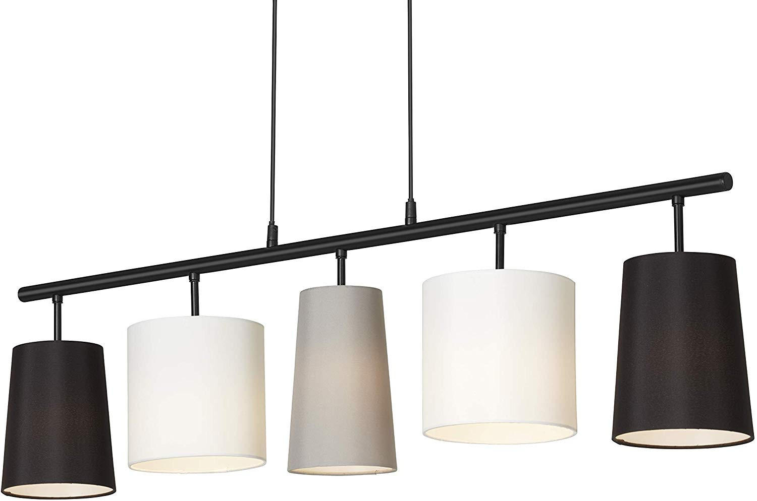 Hangeleuchte 5 Flammig Aus Metall Kunststoff