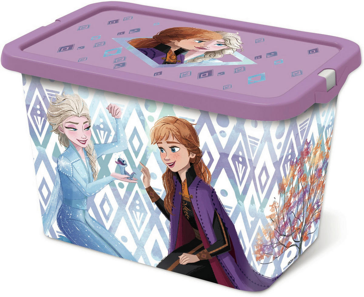 AUFBEWAHRUNGSBOX Frozen  - Flieder, Basics, Kunststoff (29,5/19,5/19cm) - Disney