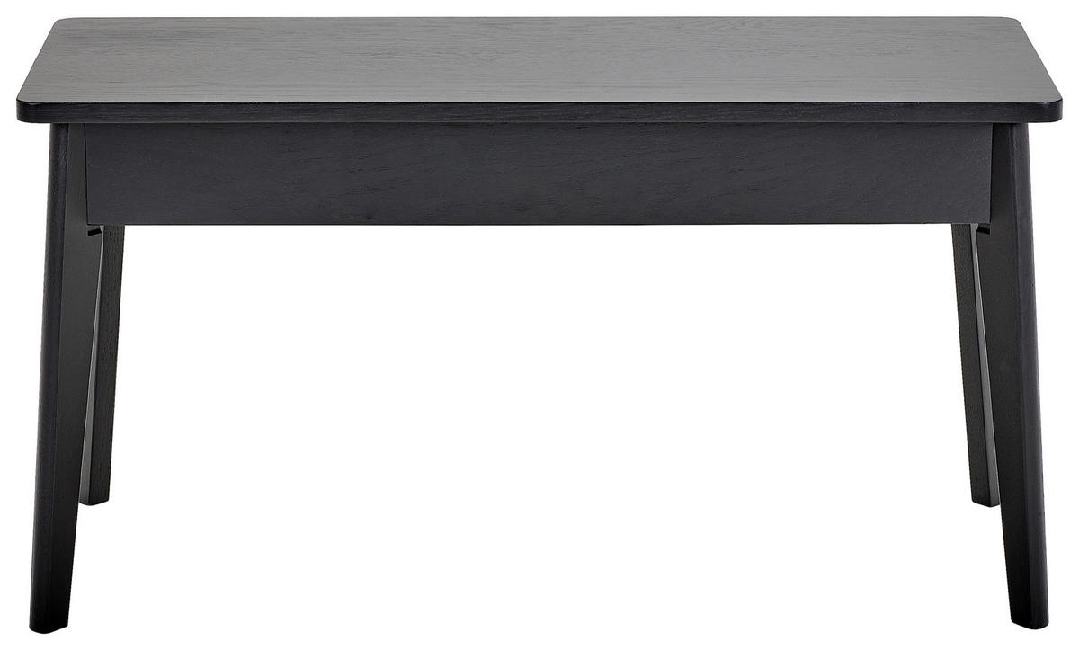 SEDACÍ LAVICE, kompozitní dřevo, 90/47/35 cm - černá, Konvenční, kompozitní dřevo (90/47/35cm) - MID.YOU