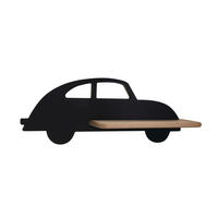 KINDERWANDLEUCHTE 43/12/15 cm   - Schwarz, Basics, Holz/Holzwerkstoff (43/12/15cm)