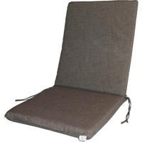 SZÉKPÁRNA - szürkésbarna, Basics, textil (100/45/5cm)