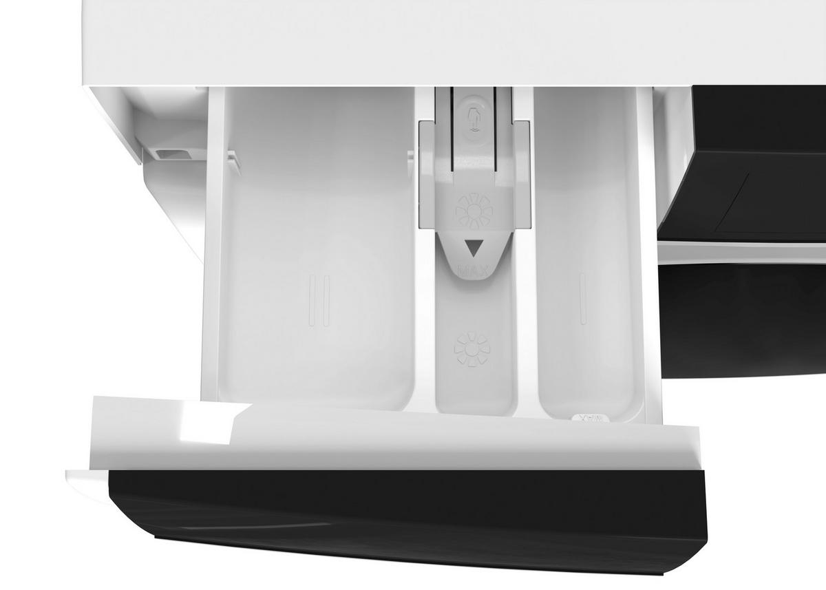 WASCHMASCHINE ES-WNFL814CWDA-DE  - Weiß, Basics, Glas/Kunststoff (60/85/56cm) - Sharp