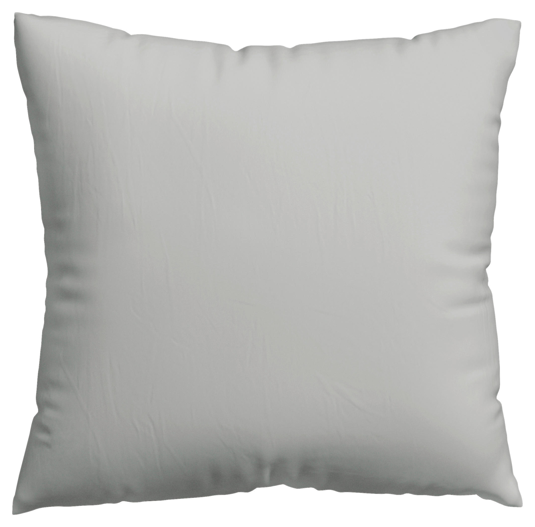 Schlafgut Kopfkissenbezug Easy Jersey Hellgrau 80x80 cm