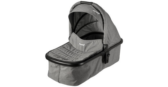 KINDERWAGENSET Korfu  - Dunkelgrau/Schwarz, Basics, Kunststoff/Textil - My Baby Lou