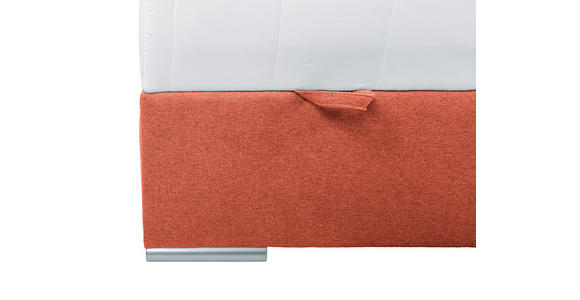 BOXBETT 90/200 cm  in Orange  - Chromfarben/Orange, KONVENTIONELL, Kunststoff/Textil (90/200cm) - Carryhome