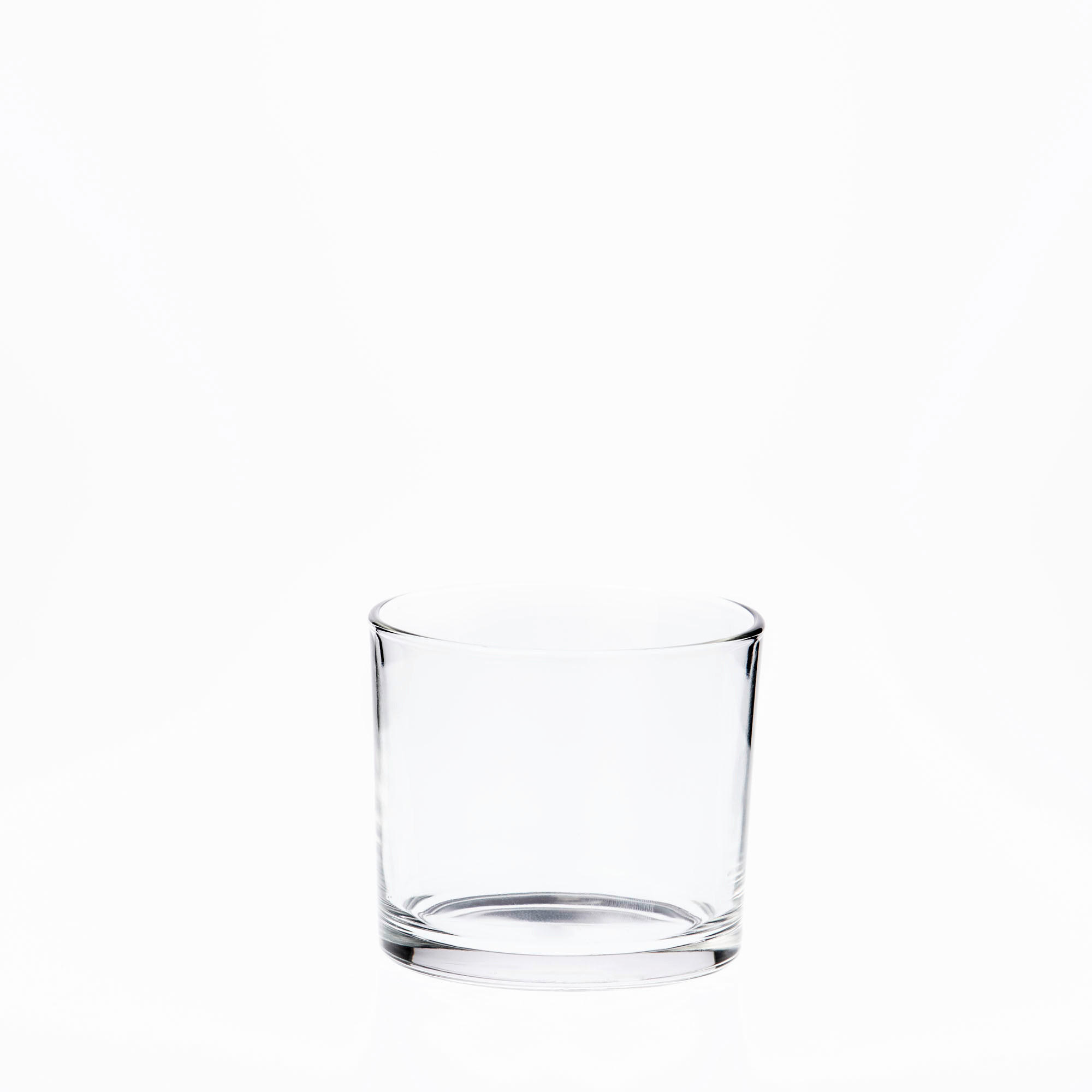 SKL. SVIETNIK NA ČAJ. SVIEČKU  sklo - priehľadné, Basics, sklo (8,3/5cm) - Ambia Home