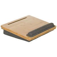 LAPTOPUNTERLAGE - Braun/Grau, Basics, Naturmaterialien/Textil (42/9/34cm) - MID.YOU