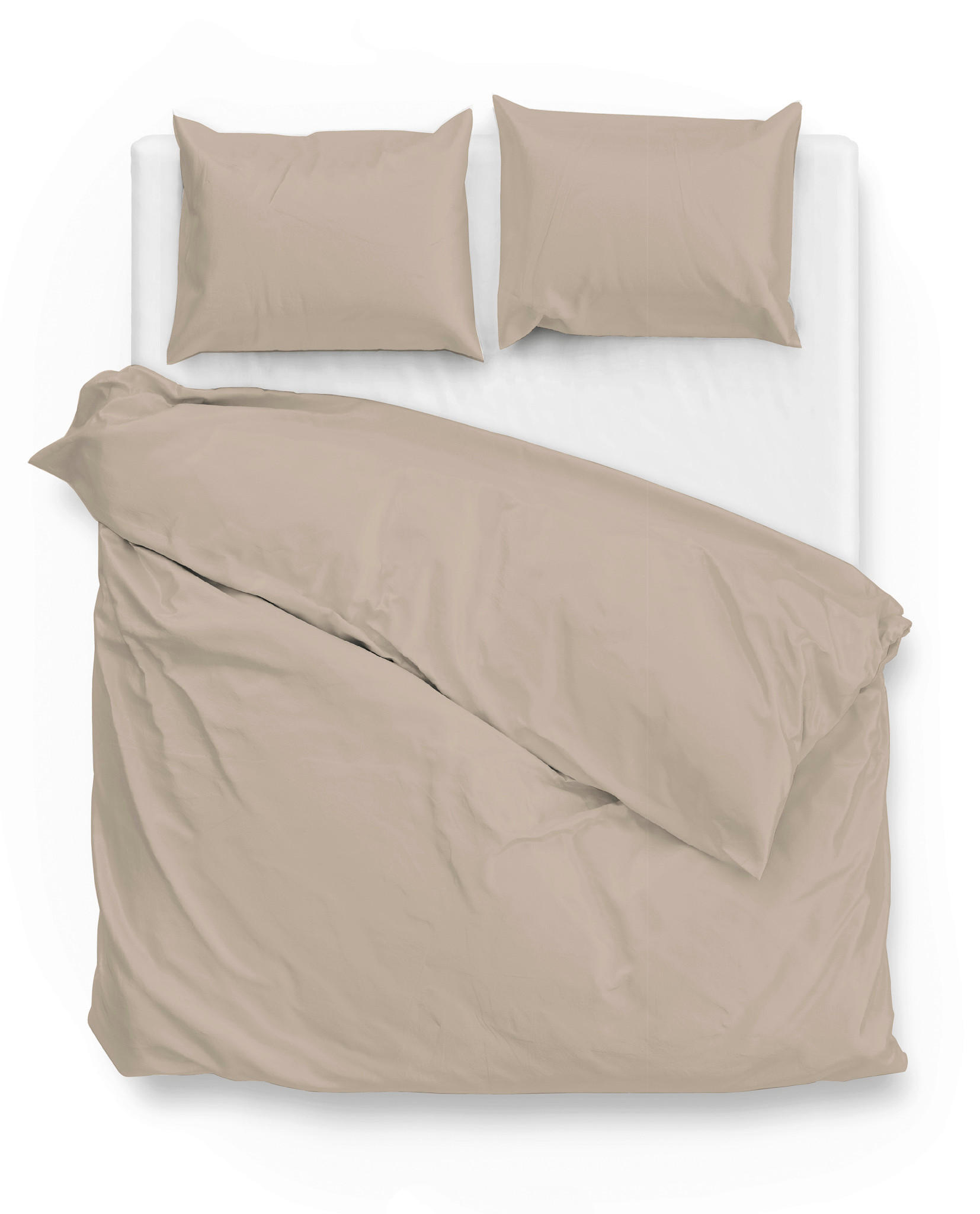 BETTWÄSCHE Satinado Makosatin 200/200 cm  - Sandfarben, Basics, Textil (200/200cm)