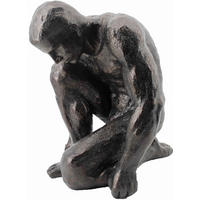 SKULPTUR - Bronzefarben, Design, Kunststoff (33,2/40,4/41,6cm) - Ambia Home