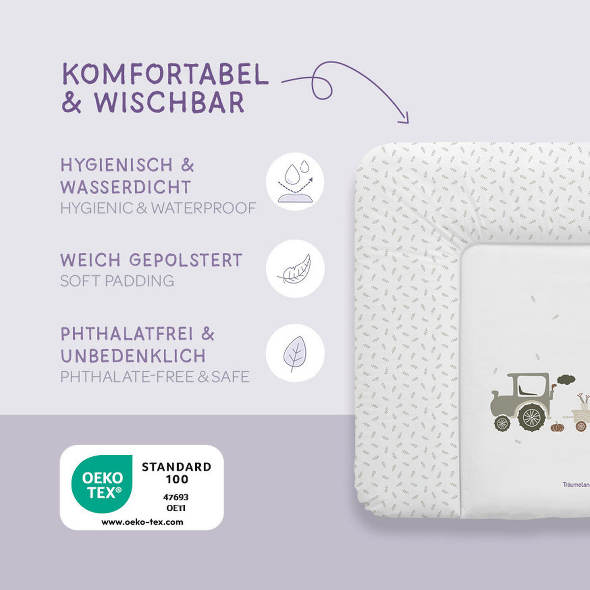 WICKELAUFLAGE 75/75 cm   - Basics (75/75cm) - Träumeland