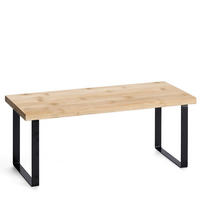 REGAL Bambus Naturfarben, Schwarz  - Schwarz/Naturfarben, Basics, Holz/Metall (36/15,5/15,5cm) - Zeller Present