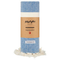 BADETUCH Miami Beach Hellblau 160/95 cm  - Hellblau, Basics, Textil (160/95cm)