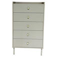 HIGHBOARD SNOW  in 70/121,6/40 cm  - Eichefarben/Goldfarben, Design, Holzwerkstoff/Metall (70/121,6/40cm) - Xora