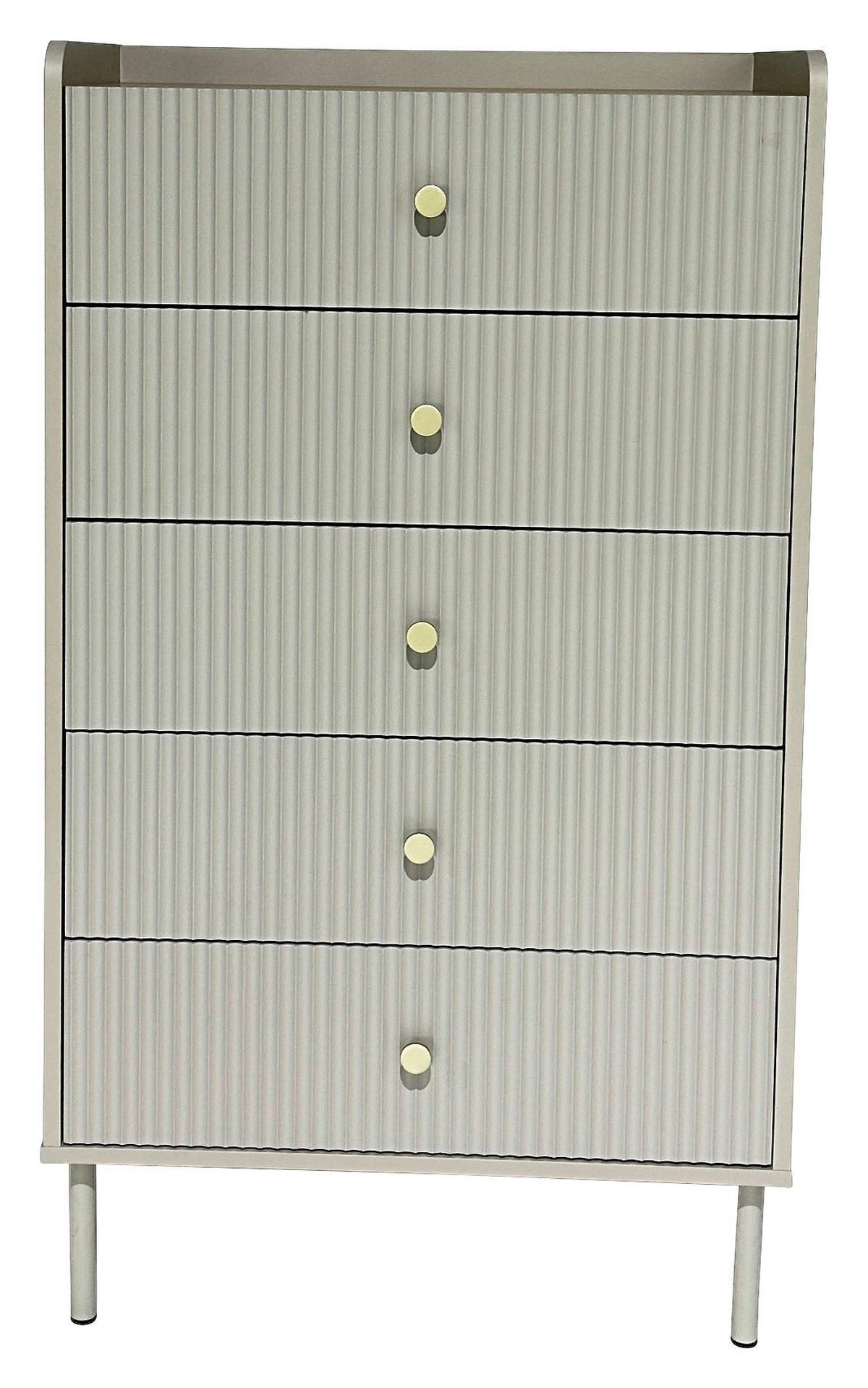 HIGHBOARD SNOW  in 70/121,6/40 cm  - Eichefarben/Goldfarben, Design, Holzwerkstoff/Metall (70/121,6/40cm) - Xora