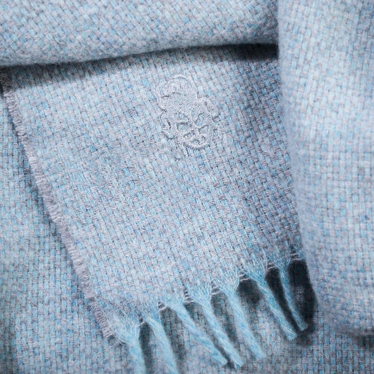 DOMÁCÍ DEKA, střižní vlna, 130/190 cm - světle modrá, Basics, textil (130/190cm) - Zoeppritz