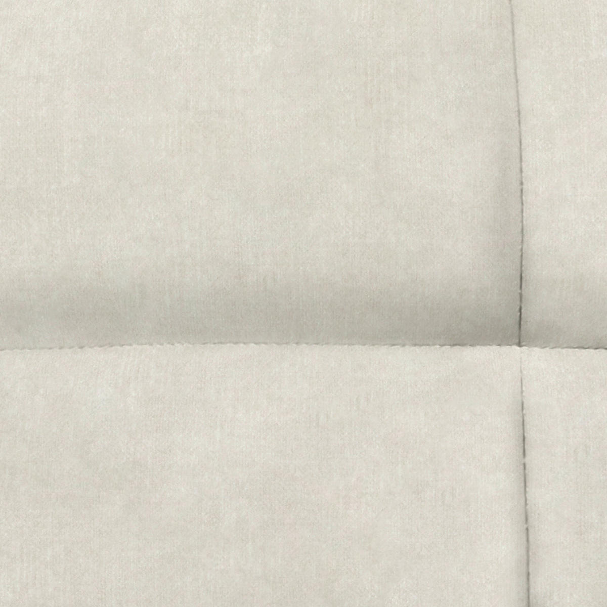 ECKSOFA in Velours Beige  - Beige/Schwarz, Design, Textil/Metall (301/179cm) - Chilliano