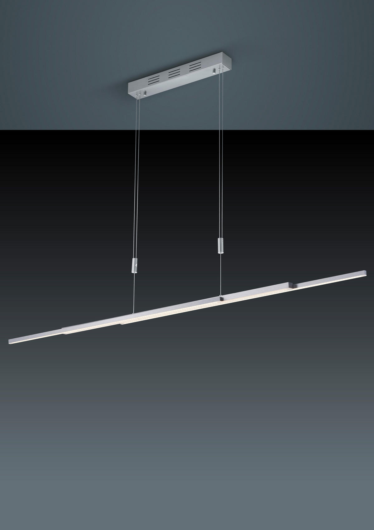 LED-HÄNGELEUCHTE 110-203/150 cm  - Design, Metall (110-203/150cm) - Bankamp