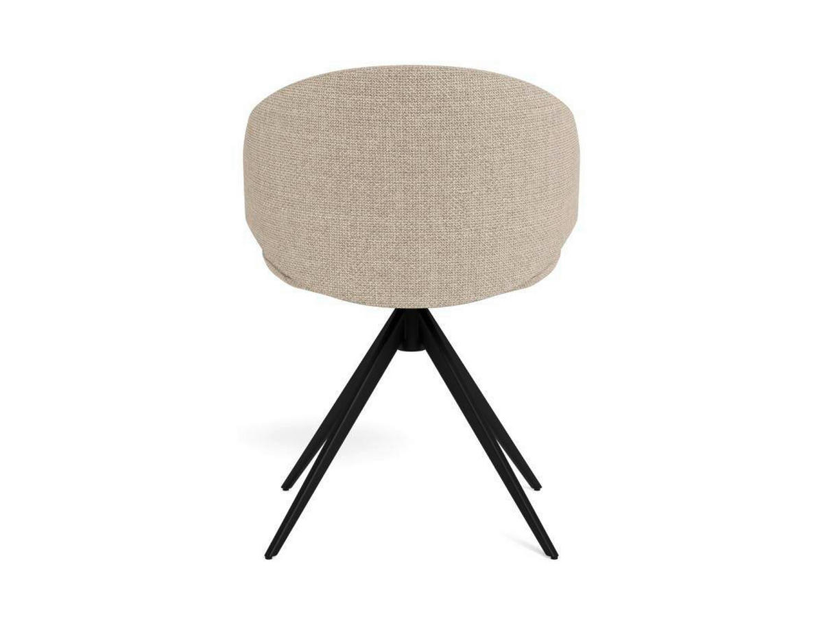 STOL 2 styck  vävt tyg  beige  - beige/grå, Modern, metall/textil (50/83/44,5cm)