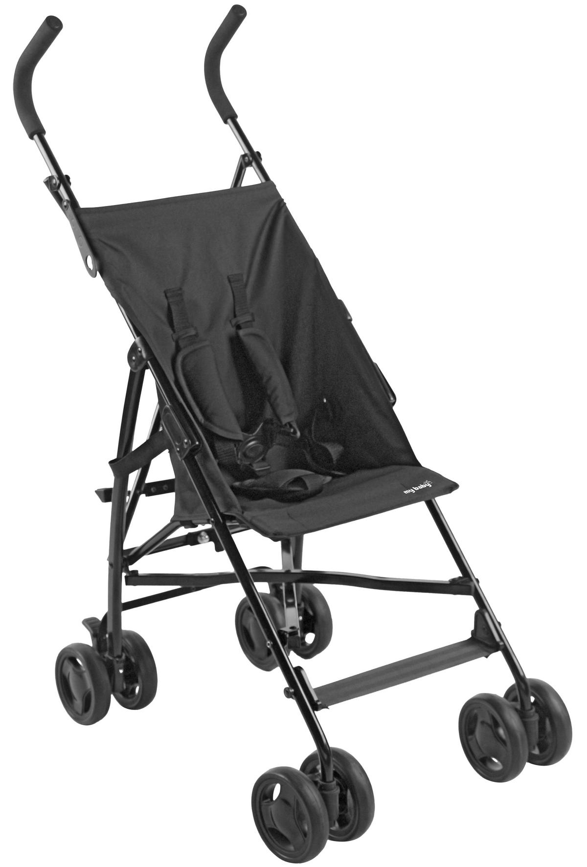 BUGGY  - Schwarz, Basics, Kunststoff/Textil (73/45/99cm) - My Baby Lou