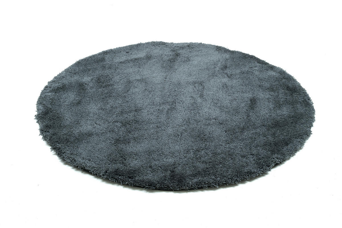 HOCHFLORTEPPICH 100/100 cm Cozy Anthrazit  - Anthrazit, Basics, Textil (100/100cm) - Tom Tailor