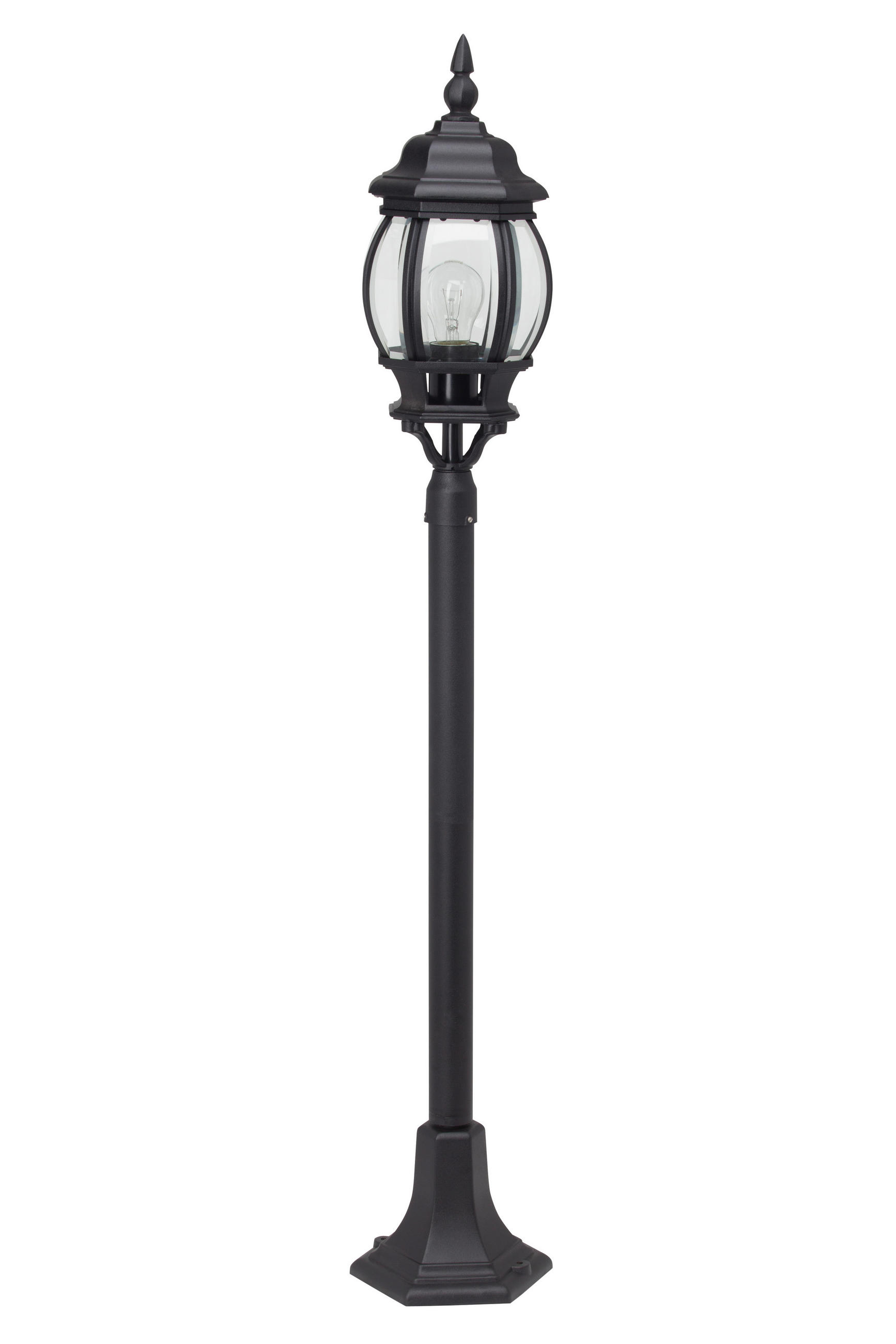 AUßENSTEHLEUCHTE 16/112 cm   - Schwarz, LIFESTYLE, Glas/Metall (16/112cm) - Brilliant