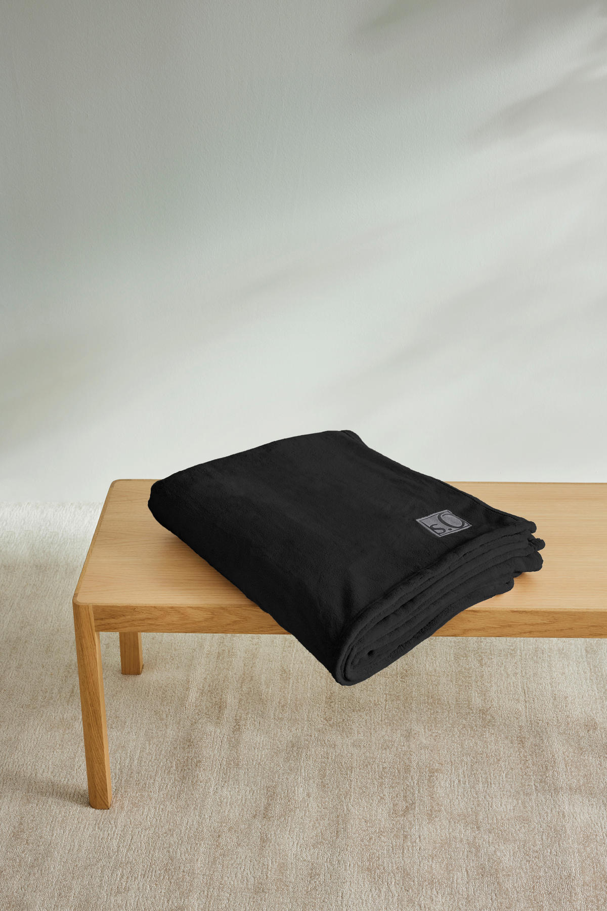 DEKORATIVNA ODEJA 150/200 cm črna  - črna, Basics, tekstil (150/200cm) - S. Oliver
