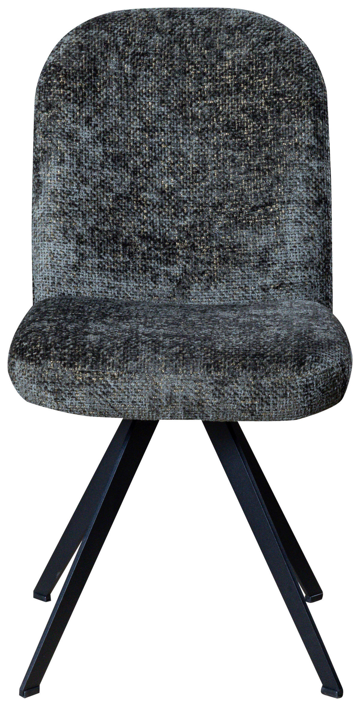 STUHL - Schwarz/Grün, MODERN, Textil/Metall (47/91/61cm) - Livetastic