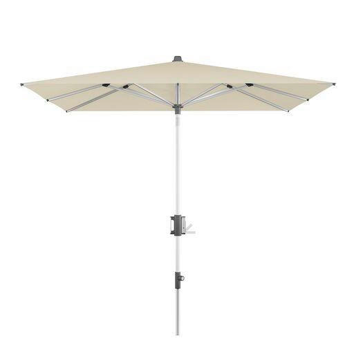SONNENSCHIRM 240x240 cm Creme  - Creme/Alufarben, Basics, Textil/Metall (240/224-257cm) - KNIRPS