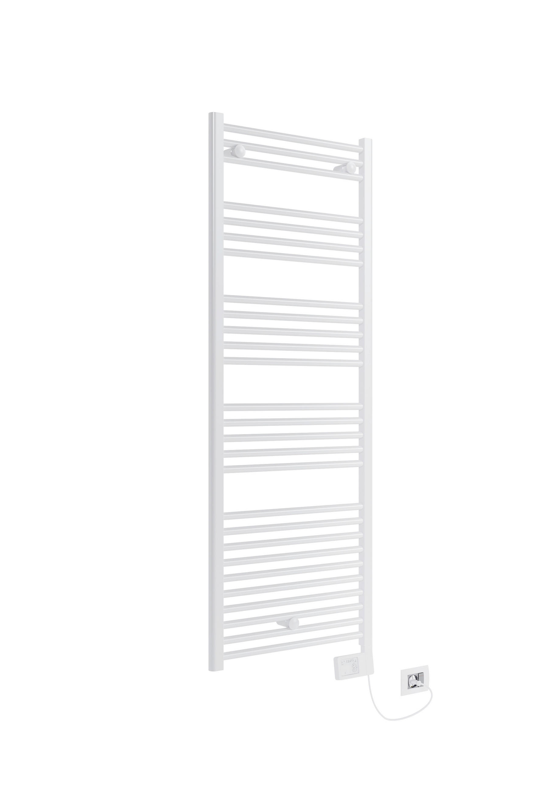 HANDTUCHTROCKNER Weiß  - Weiß, Basics, Metall (60/160cm) - Sanotechnik