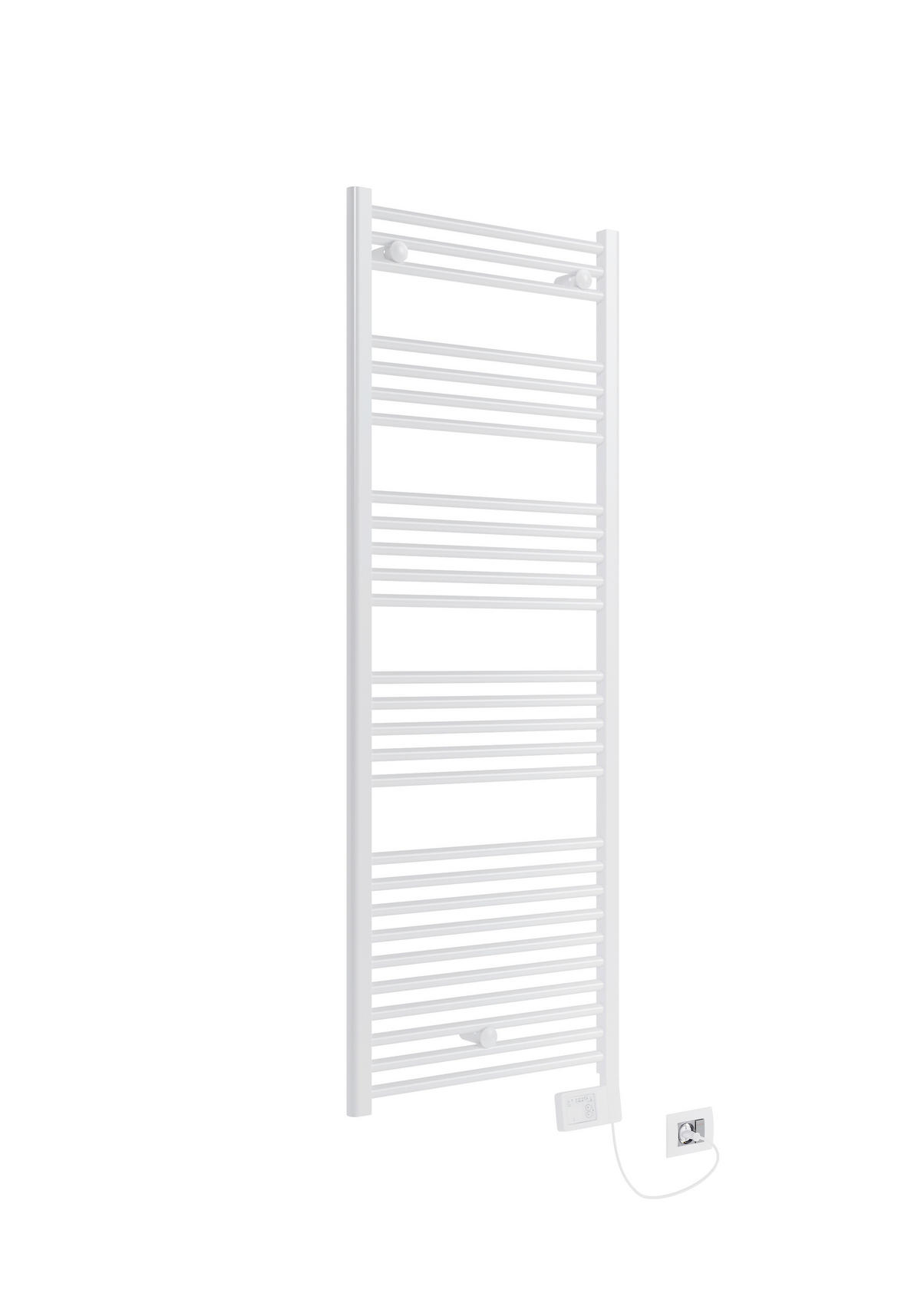 HANDTUCHTROCKNER Weiß  - Weiß, Basics, Metall (60/160cm) - Sanotechnik