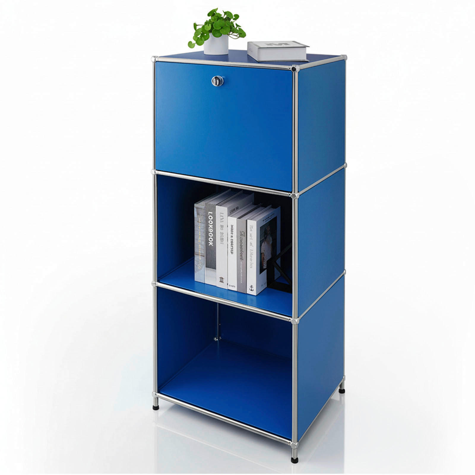 Floordirekt Regal Concept Epure Mk-107 Blau 50x121x40 cm